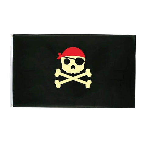 Piratenflagge - Gelber Jolly Roger