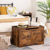 Kleine hölzerne Schatztruhe