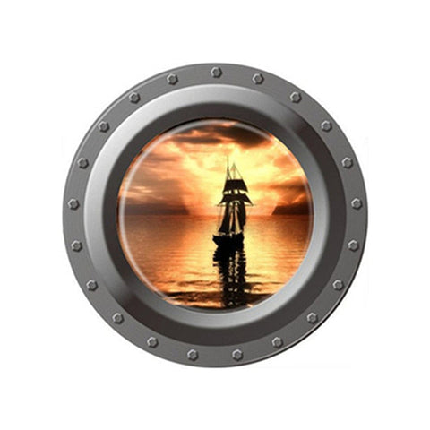 Piraten Sticker Bullauge