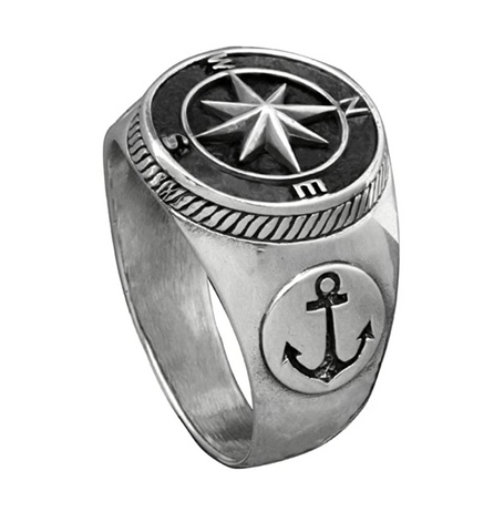 Piraten ring Kompass