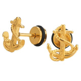 boucles d'oreilles ancre marine