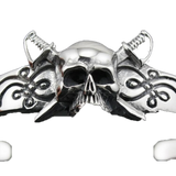 Piraten Totenkopf Armand mit Doppelschwertern