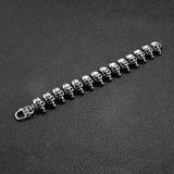 Edelstahl Totenkopf Armband