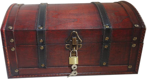 Rohe Schatztruhe