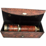 Piraten Fernrohr Vintage aus Messing