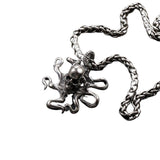 Tintenfisch Totenkopf Kette