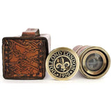 Piraten Fernrohr Vintage aus Messing