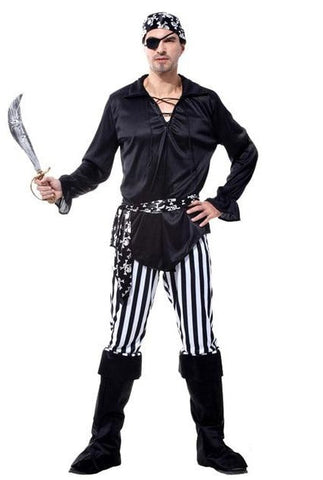 Déguisement Pirate Noir Homme