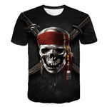 Piraten T-Shirt Totenkopf - Fluch der Karibik