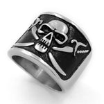 Piraten ring Jolly Roger